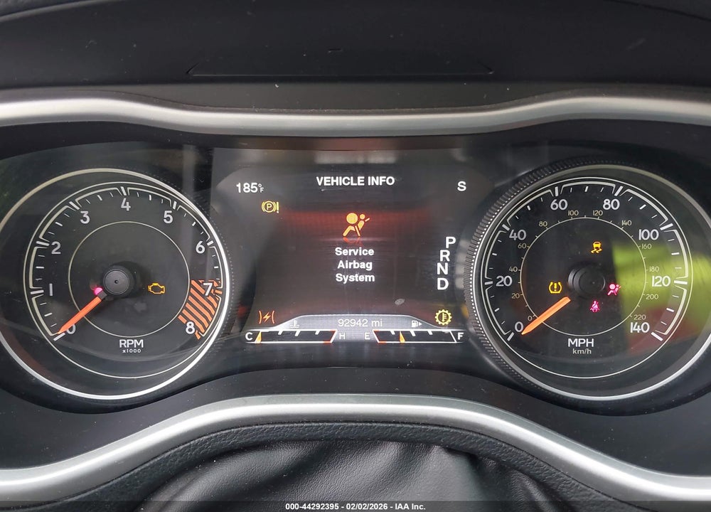 2015 JEEP CHEROKEE TRAILHAWK VIN: 1C4PJMBS2FW789226