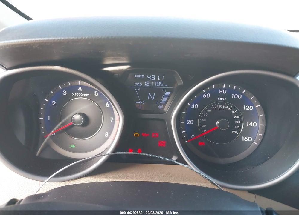 2013 HYUNDAI ELANTRA GLS/LIMITED VIN: KMHDH4AE2DU535742