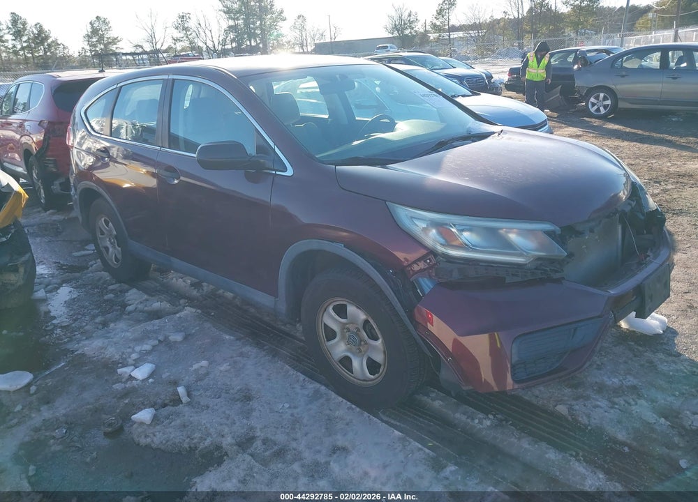 2015 HONDA CR-V LX VIN: 5J6RM4H32FL074345
