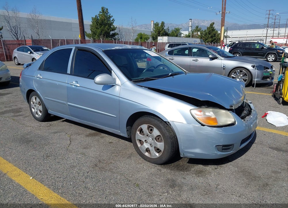 2007 KIA SPECTRA EX VIN: KNAFE122375485907