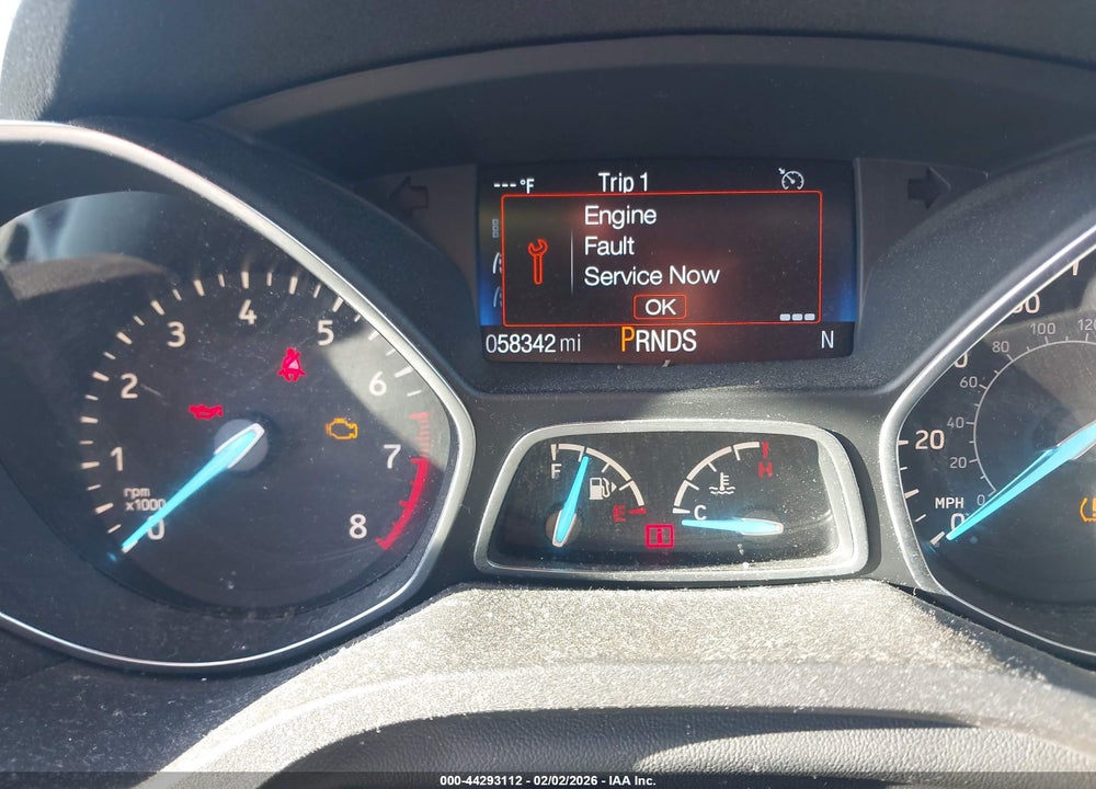 2017 FORD ESCAPE S VIN: 1FMCU0F73HUC14292