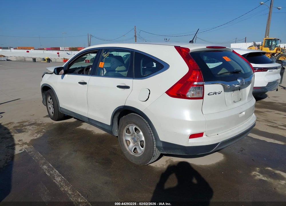 2016 HONDA CR-V LX VIN: 5J6RM3H39GL029009