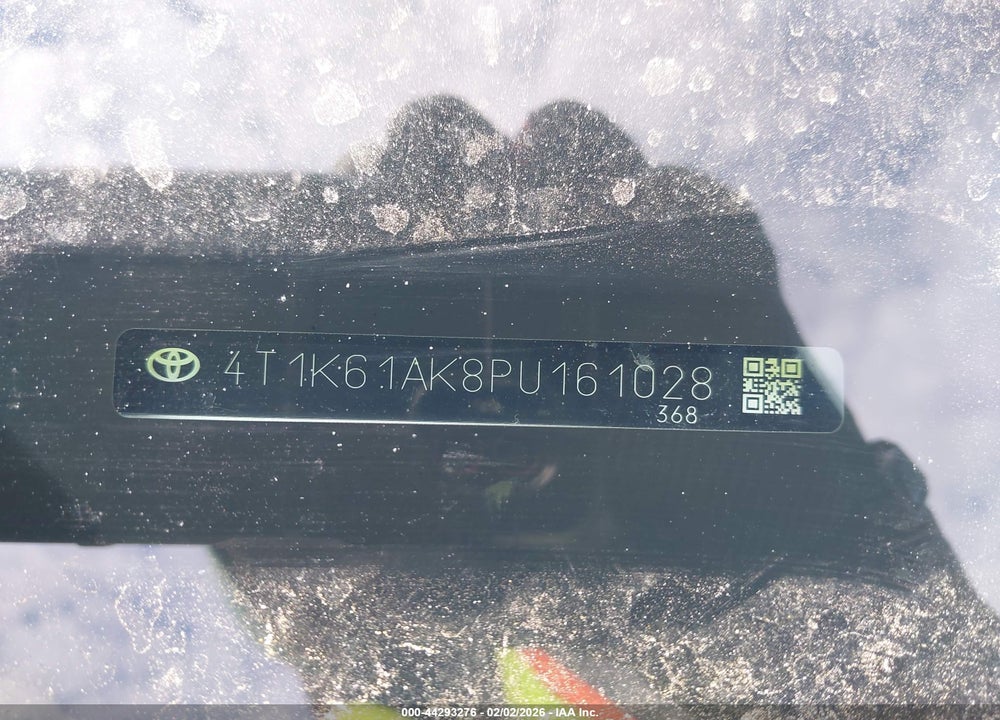 2023 TOYOTA CAMRY XSE VIN: 4T1K61AK8PU161028
