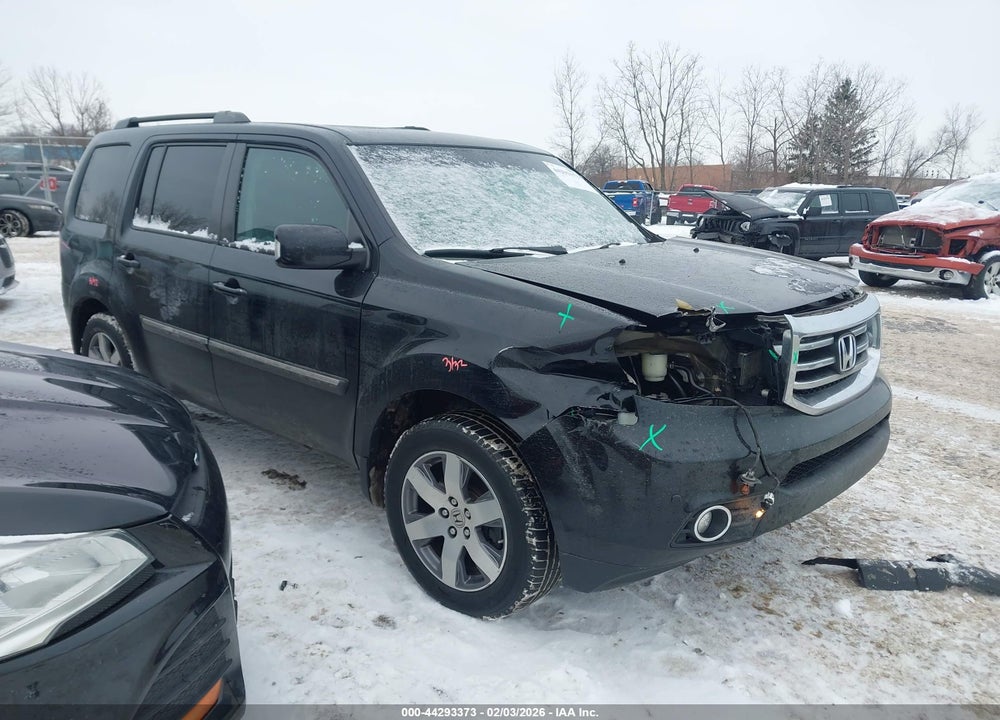 2014 HONDA PILOT TOURING VIN: 5FNYF4H91EB019760