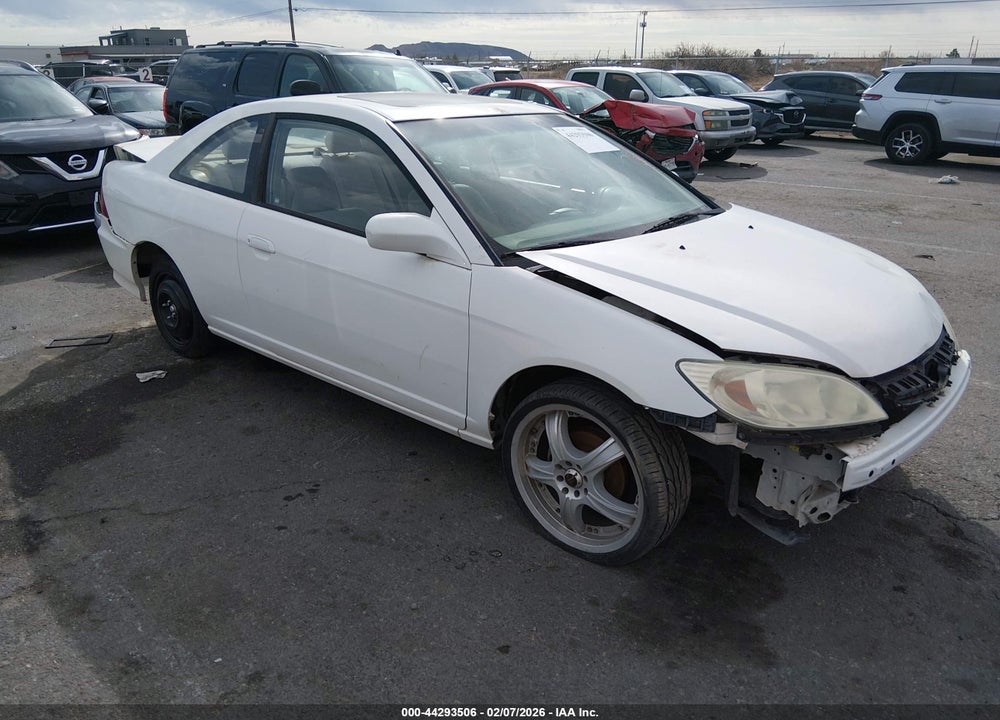 2004 HONDA CIVIC EX VIN: 1HGEM22984L075407