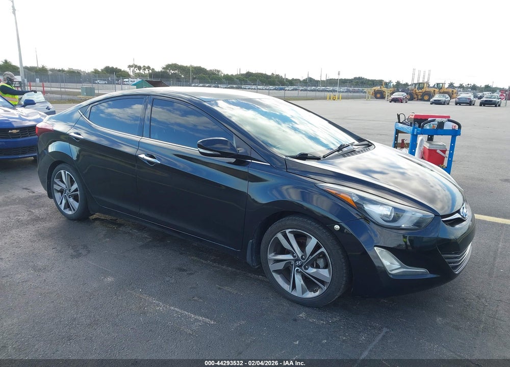 2016 HYUNDAI ELANTRA LIMITED VIN: 5NPDH4AE6GH688594