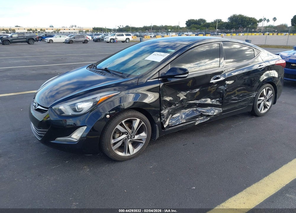 2016 HYUNDAI ELANTRA LIMITED VIN: 5NPDH4AE6GH688594