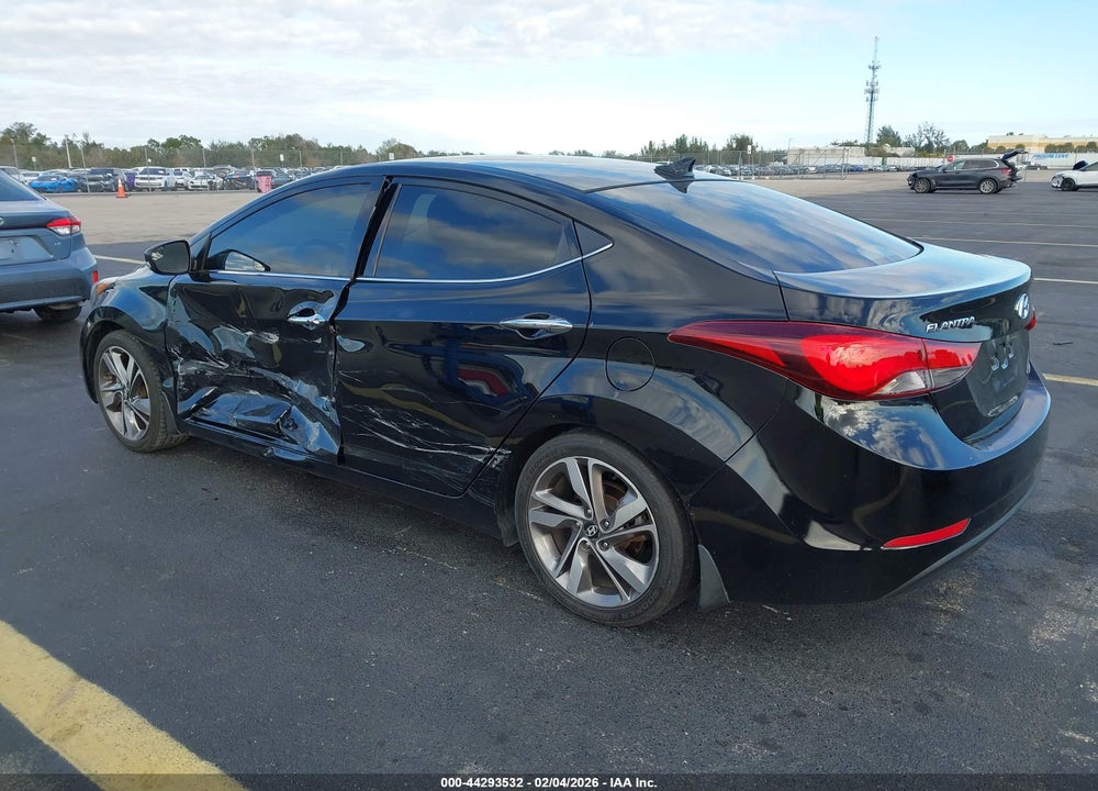 2016 HYUNDAI ELANTRA LIMITED VIN: 5NPDH4AE6GH688594