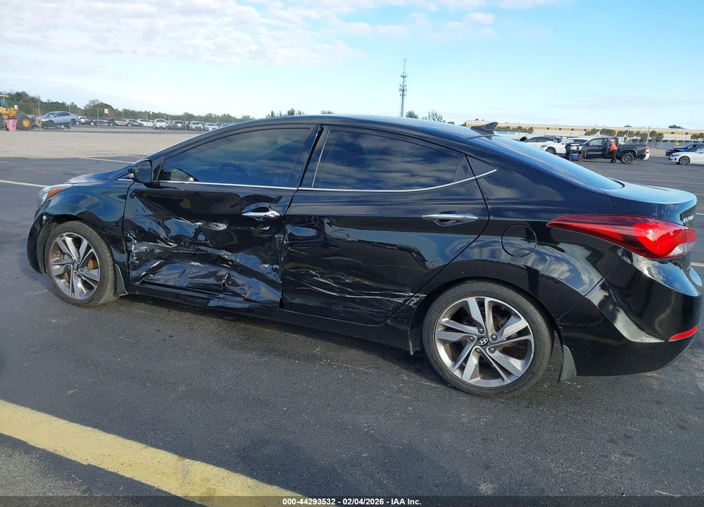 2016 HYUNDAI ELANTRA LIMITED VIN: 5NPDH4AE6GH688594