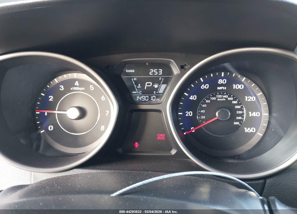 2016 HYUNDAI ELANTRA LIMITED VIN: 5NPDH4AE6GH688594