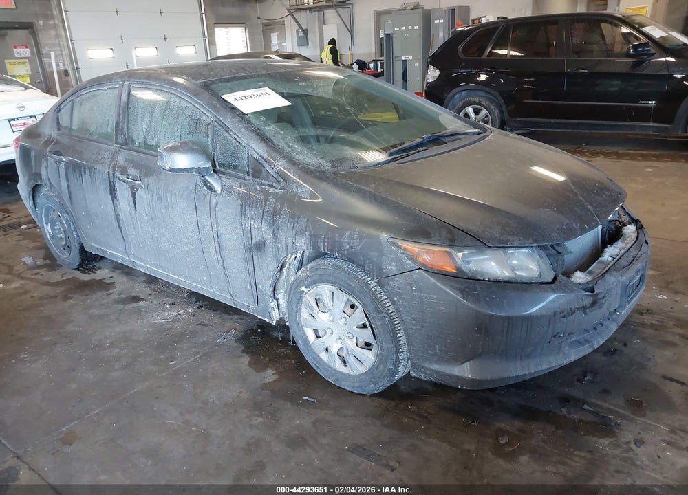 2012 HONDA CIVIC LX VIN: 19XFB2F53CE090050
