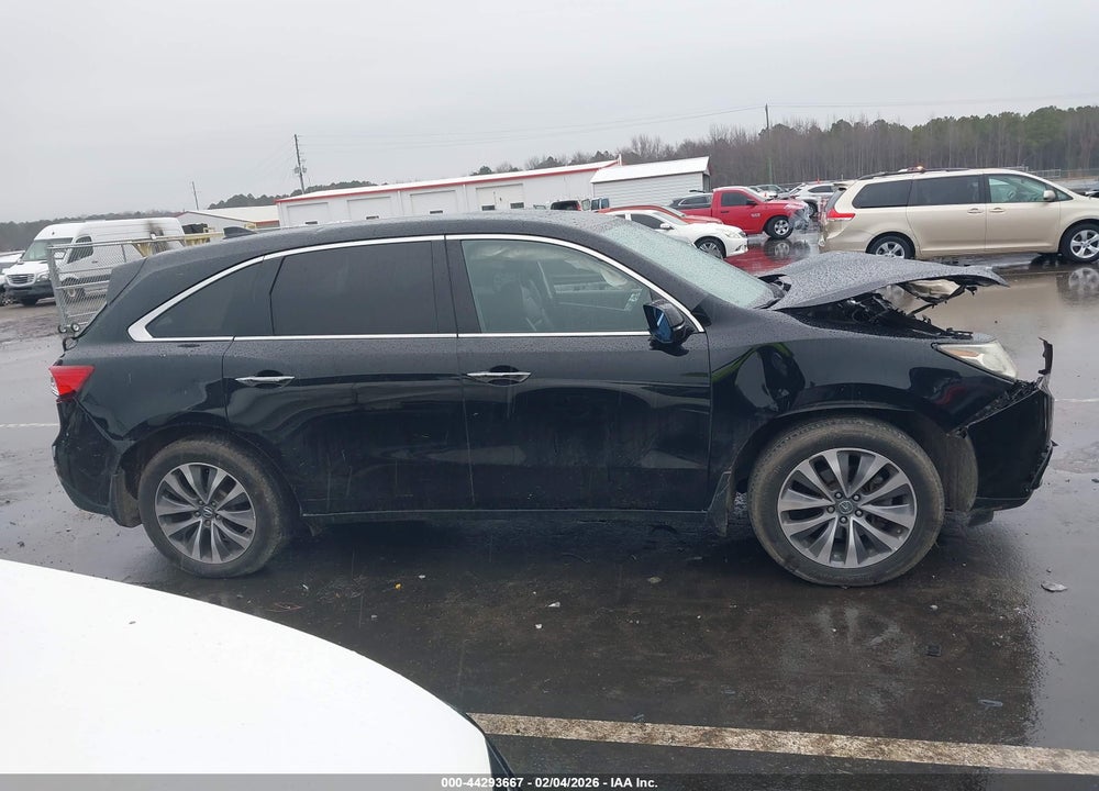 2014 ACURA MDX TECHNOLOGY PACKAGE VIN: 5FRYD3H45EB014077