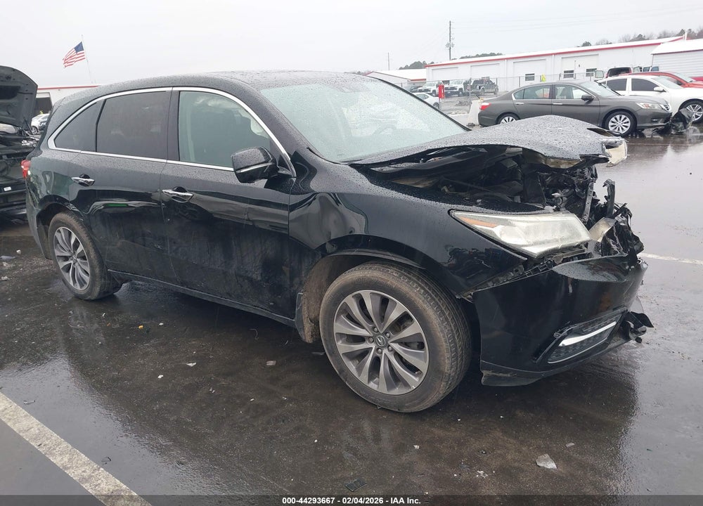 2014 ACURA MDX TECHNOLOGY PACKAGE VIN: 5FRYD3H45EB014077