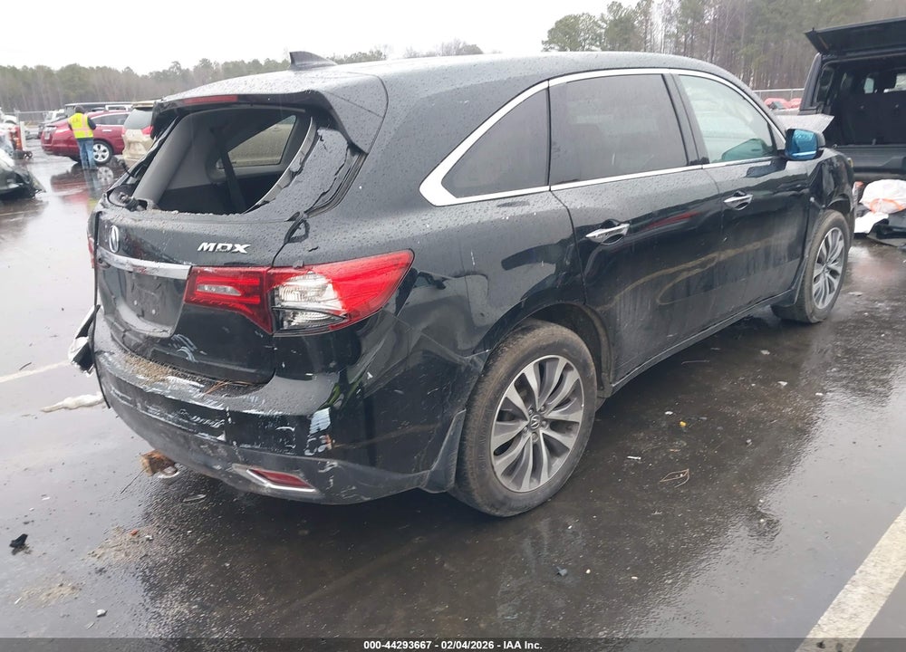 2014 ACURA MDX TECHNOLOGY PACKAGE VIN: 5FRYD3H45EB014077
