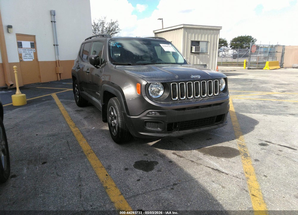 2016 JEEP RENEGADE SPORT VIN: ZACCJAATXGPE22001