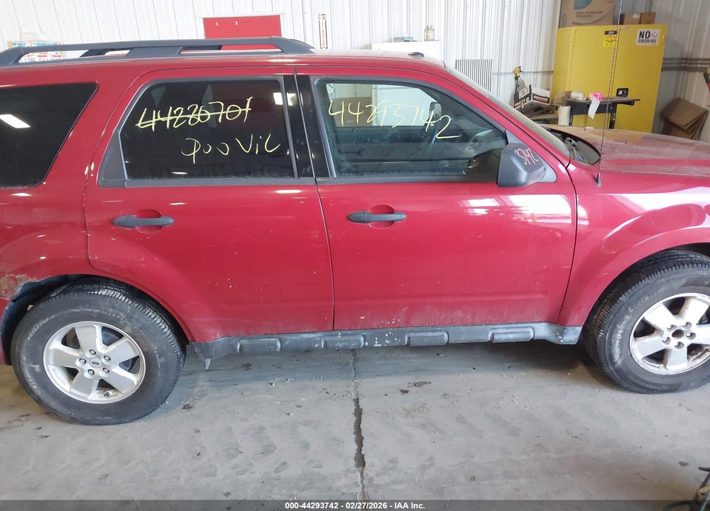 2010 FORD ESCAPE XLT VIN: 1FMCU0DG4AKB07322