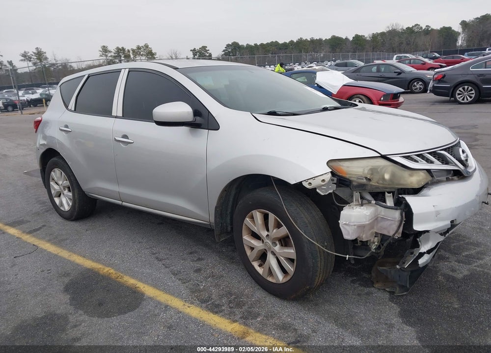 2013 NISSAN MURANO S VIN: JN8AZ1MU0DW214183