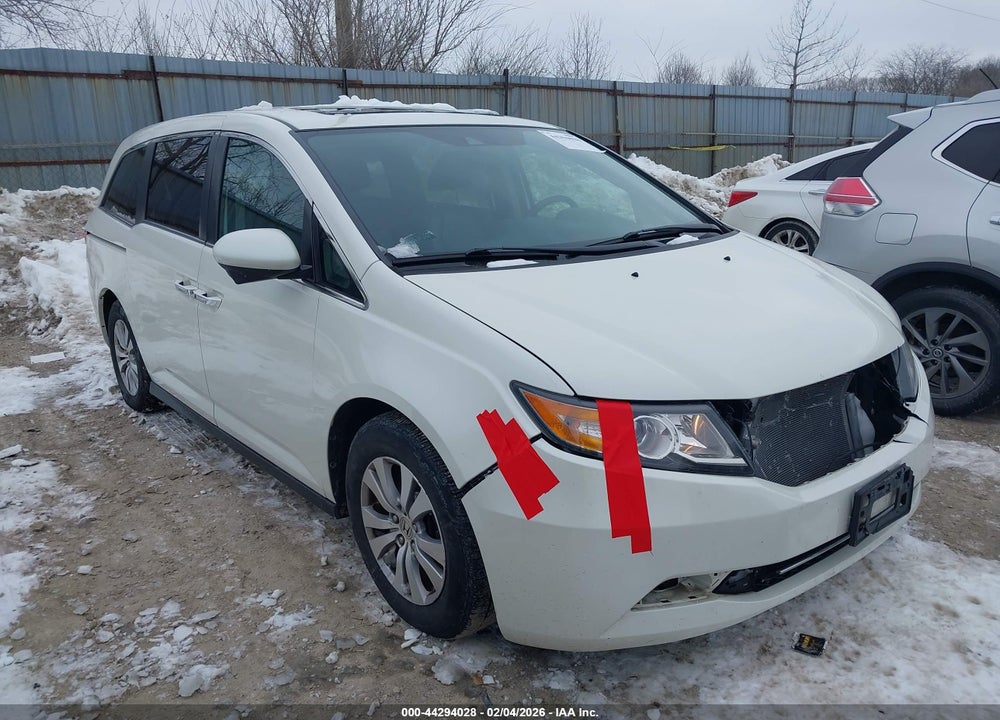2015 HONDA ODYSSEY EX-L VIN: 5FNRL5H65FB018234