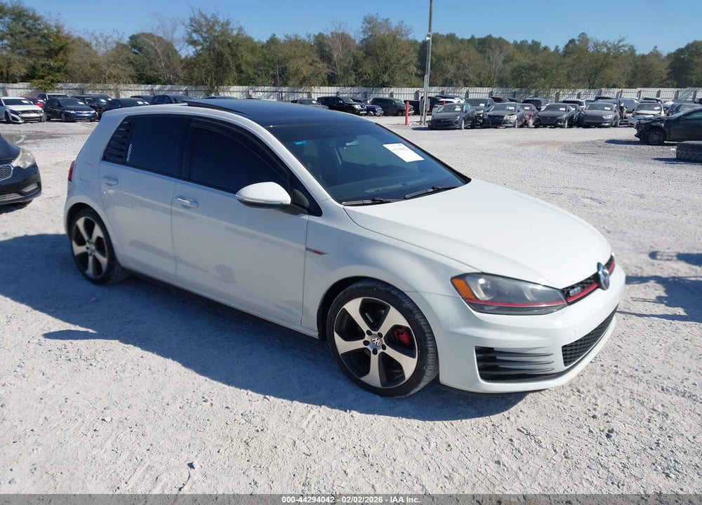2016 VOLKSWAGEN GOLF GTI SE 4-DOOR VIN: 3VW4T7AU3GM043108