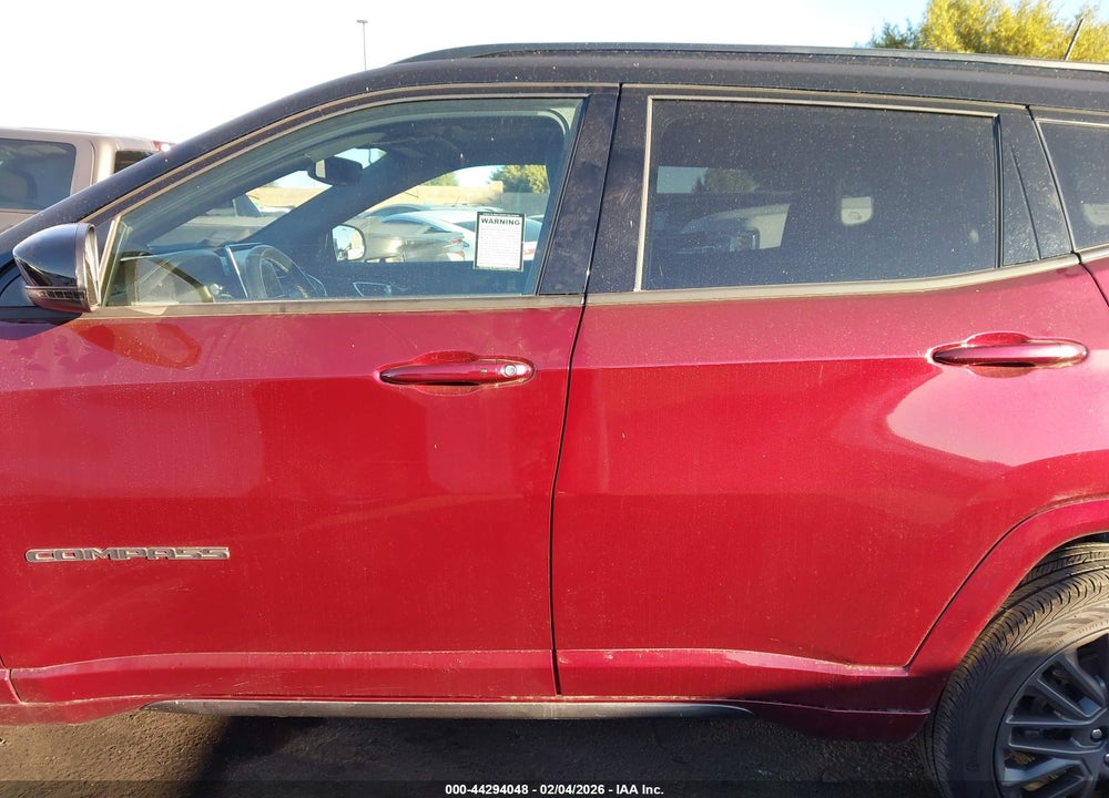 2022 JEEP COMPASS HIGH ALTITUDE 4X4 VIN: 3C4NJDCB5NT211647