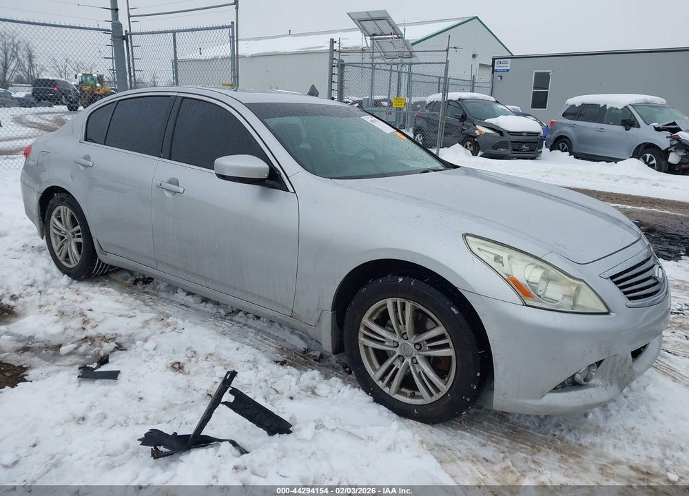 2011 INFINITI G25X VIN: JN1DV6AR5BM651996