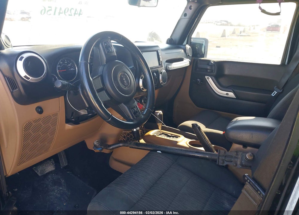 2011 JEEP WRANGLER UNLIMITED SAHARA VIN: 1J4BA5H11BL567605