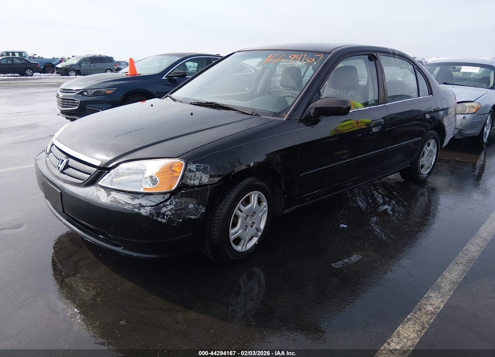 2002 HONDA CIVIC LX VIN: 2HGES16512H574275