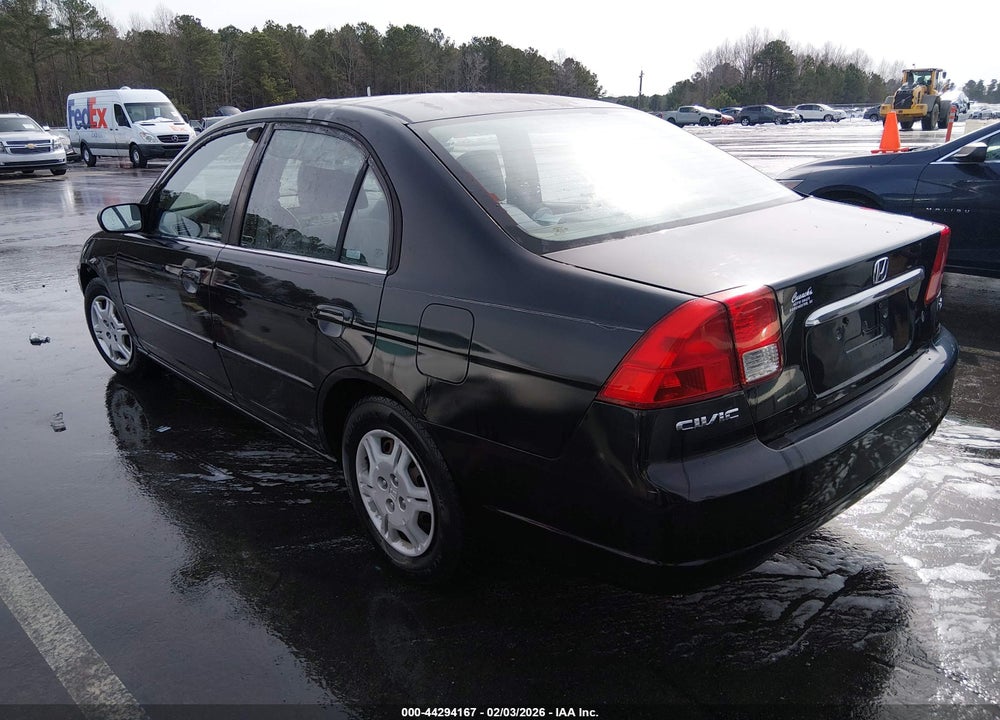 2002 HONDA CIVIC LX VIN: 2HGES16512H574275