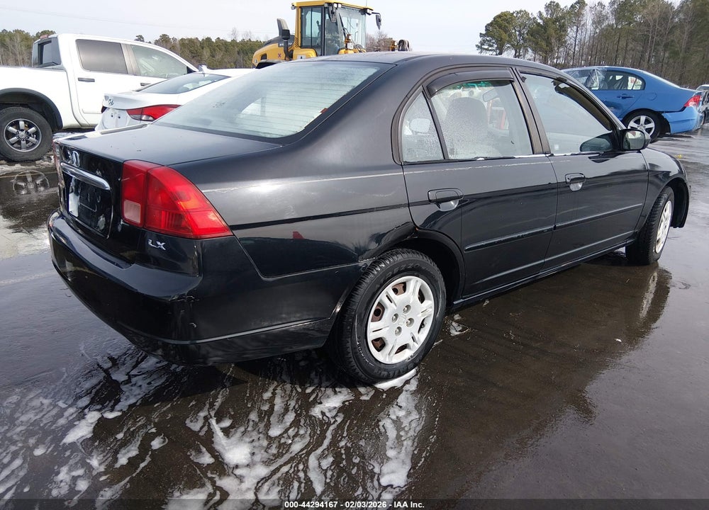 2002 HONDA CIVIC LX VIN: 2HGES16512H574275