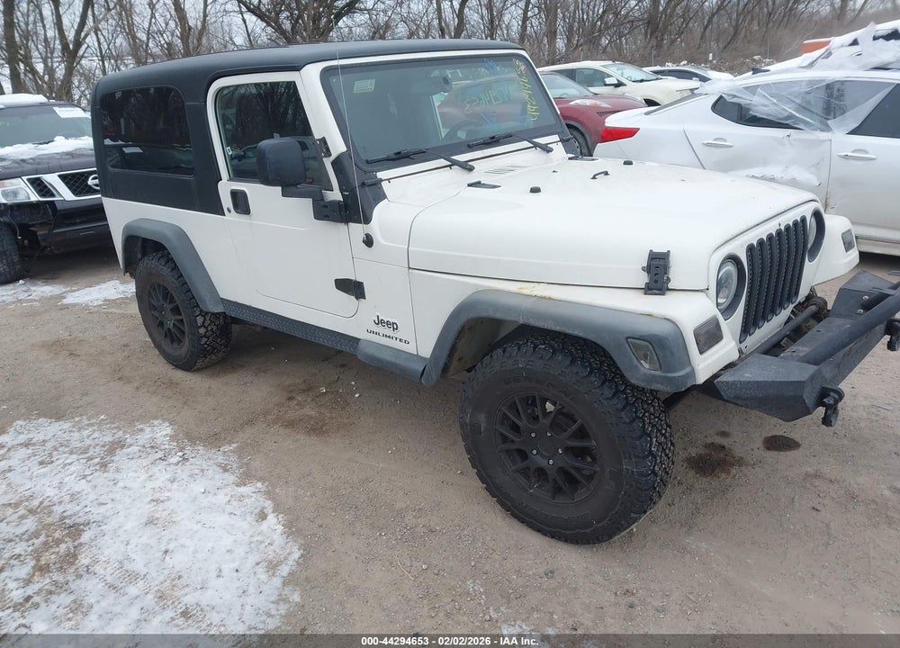 2005 JEEP WRANGLER UNLIMITED VIN: 1J4FA44S15P372126