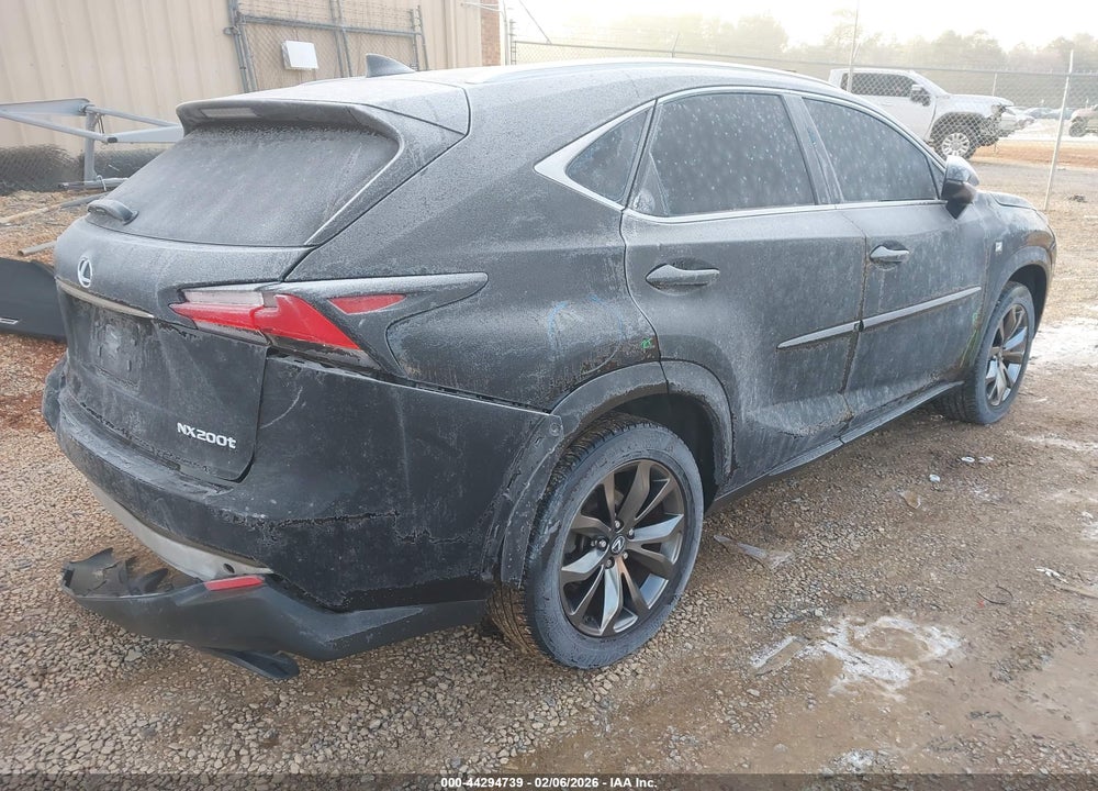 2016 LEXUS NX 200T F SPORT VIN: JTJYARBZ2G2043847