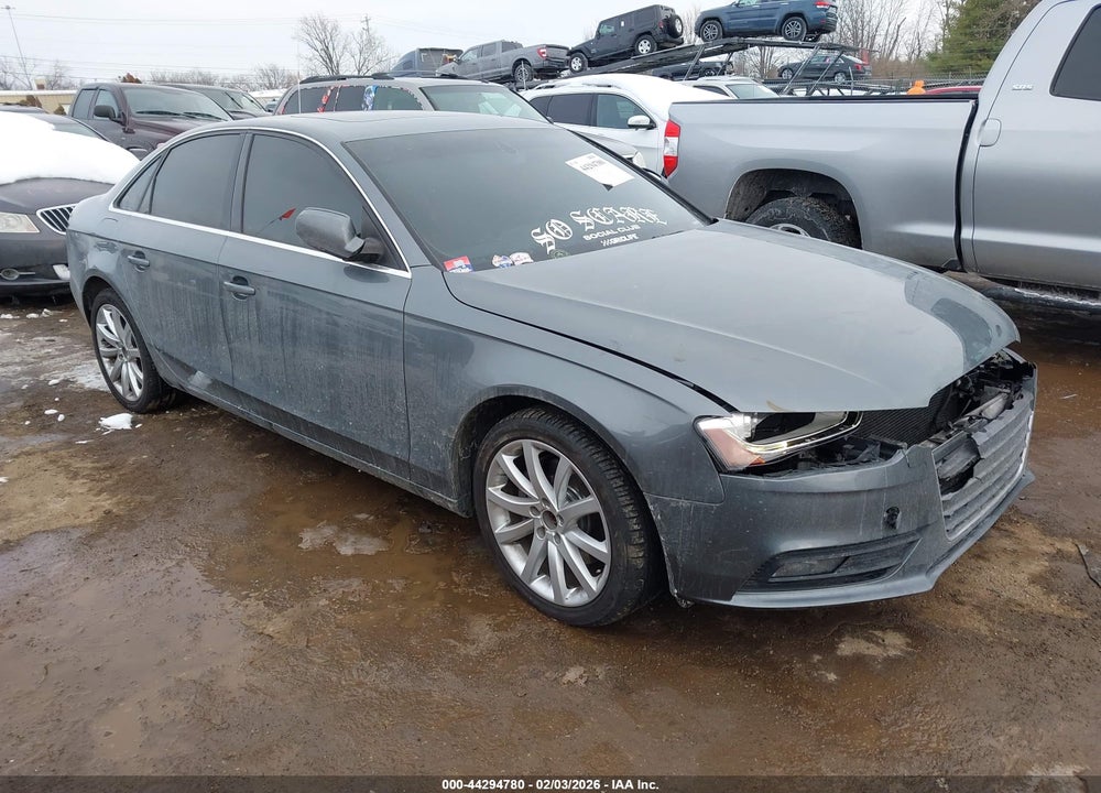 2013 AUDI A4 2.0T PREMIUM VIN: WAUFFAFL8DN036606