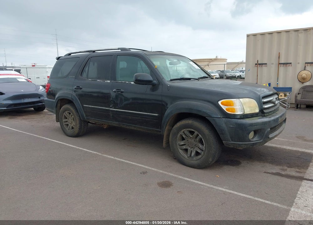 2003 TOYOTA SEQUOIA LIMITED V8 VIN: 5TDZT38A63S147227