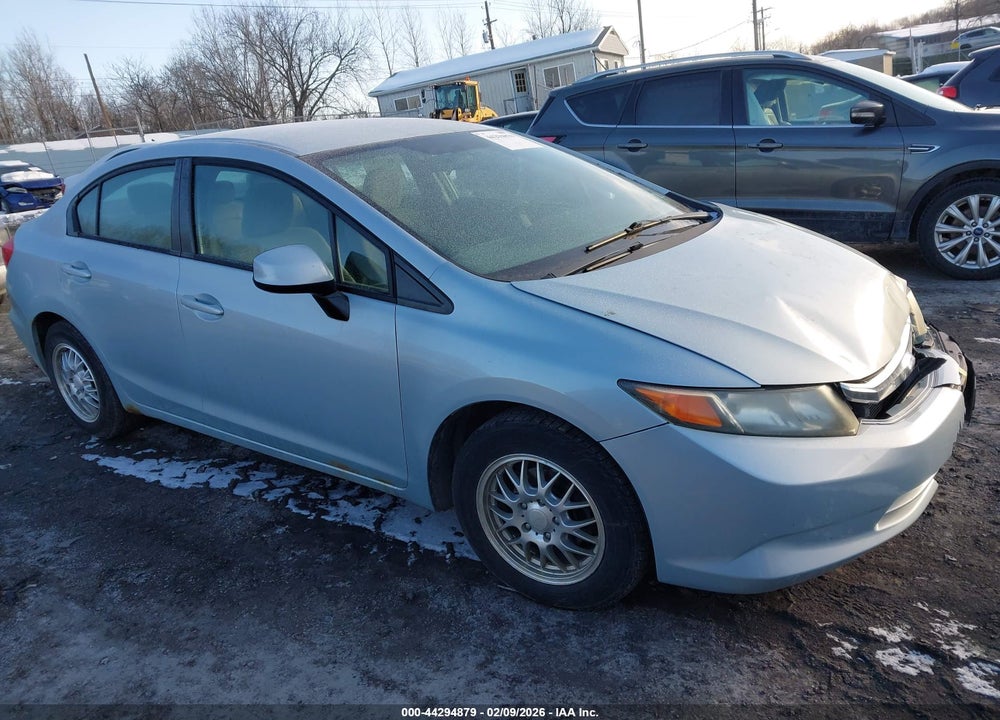 2012 HONDA CIVIC LX VIN: 19XFB2F54CE034070