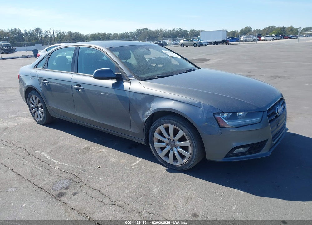 2014 AUDI A4 PREMIUM VIN: WAUBFAFL4EA062580