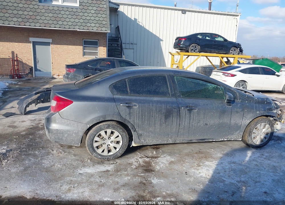2012 HONDA CIVIC LX VIN: 19XFB2F59CE346479