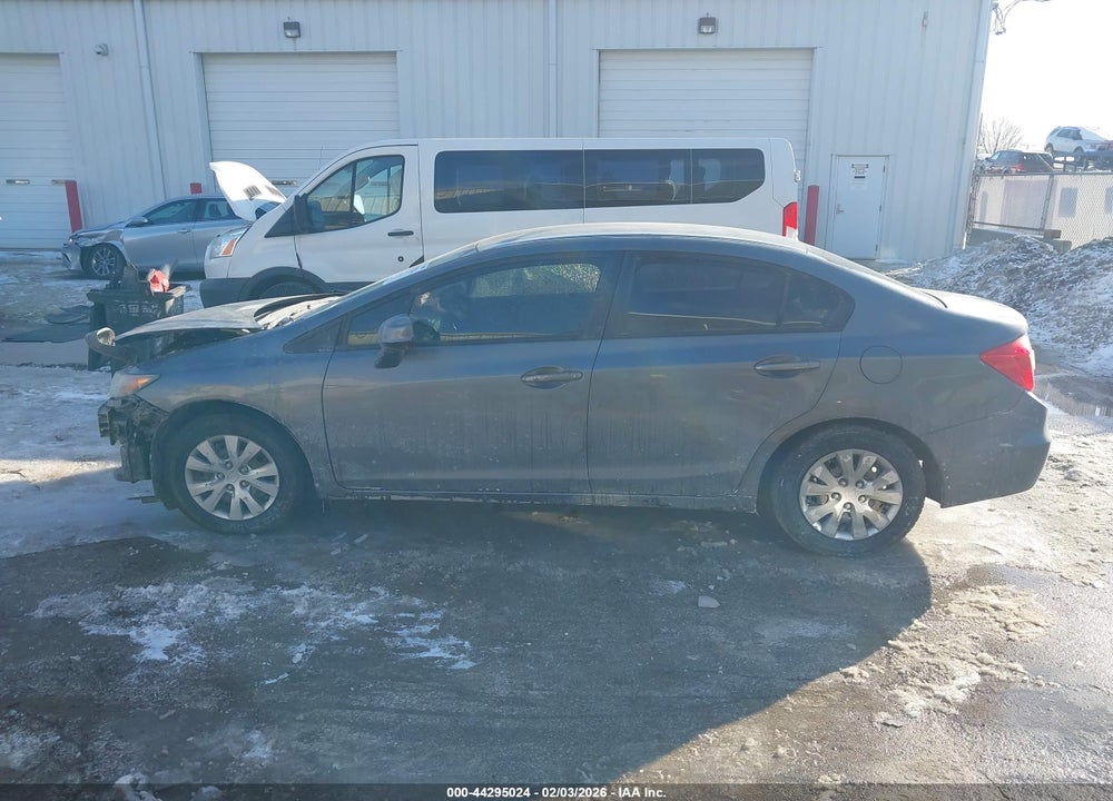 2012 HONDA CIVIC LX VIN: 19XFB2F59CE346479