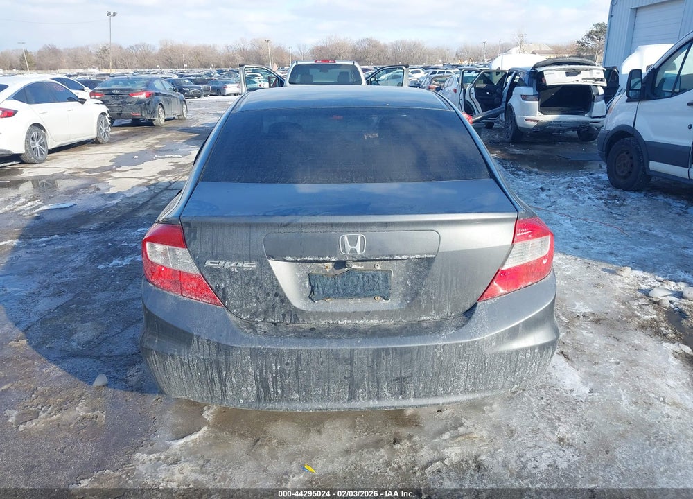 2012 HONDA CIVIC LX VIN: 19XFB2F59CE346479