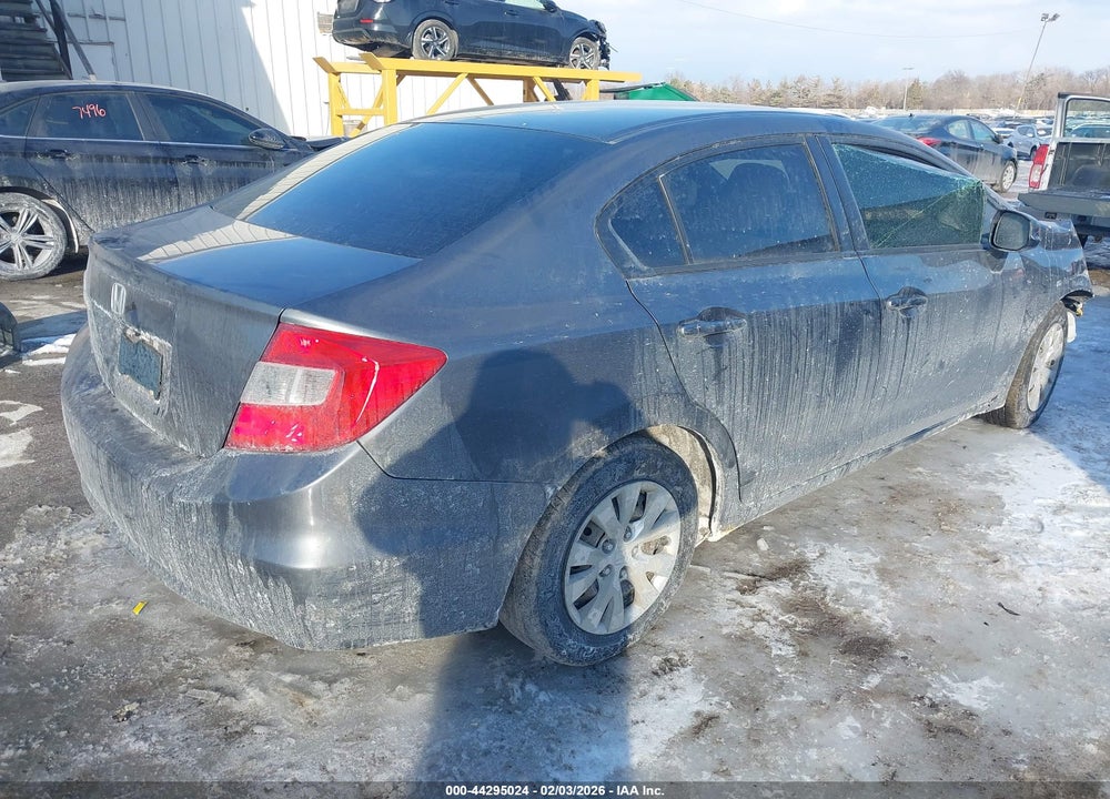 2012 HONDA CIVIC LX VIN: 19XFB2F59CE346479