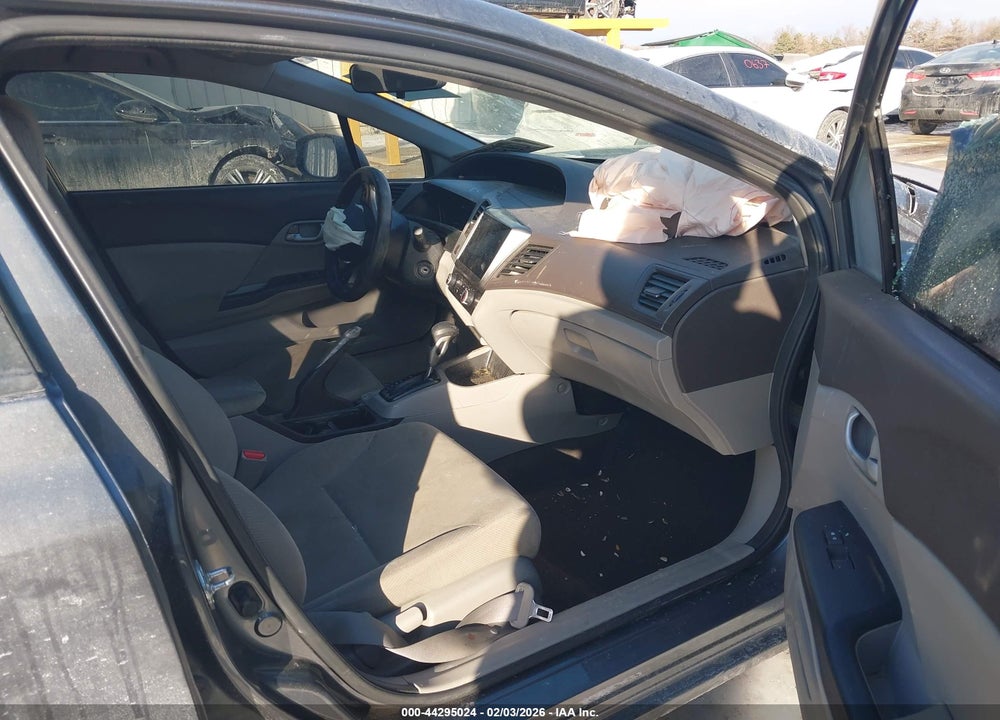 2012 HONDA CIVIC LX VIN: 19XFB2F59CE346479