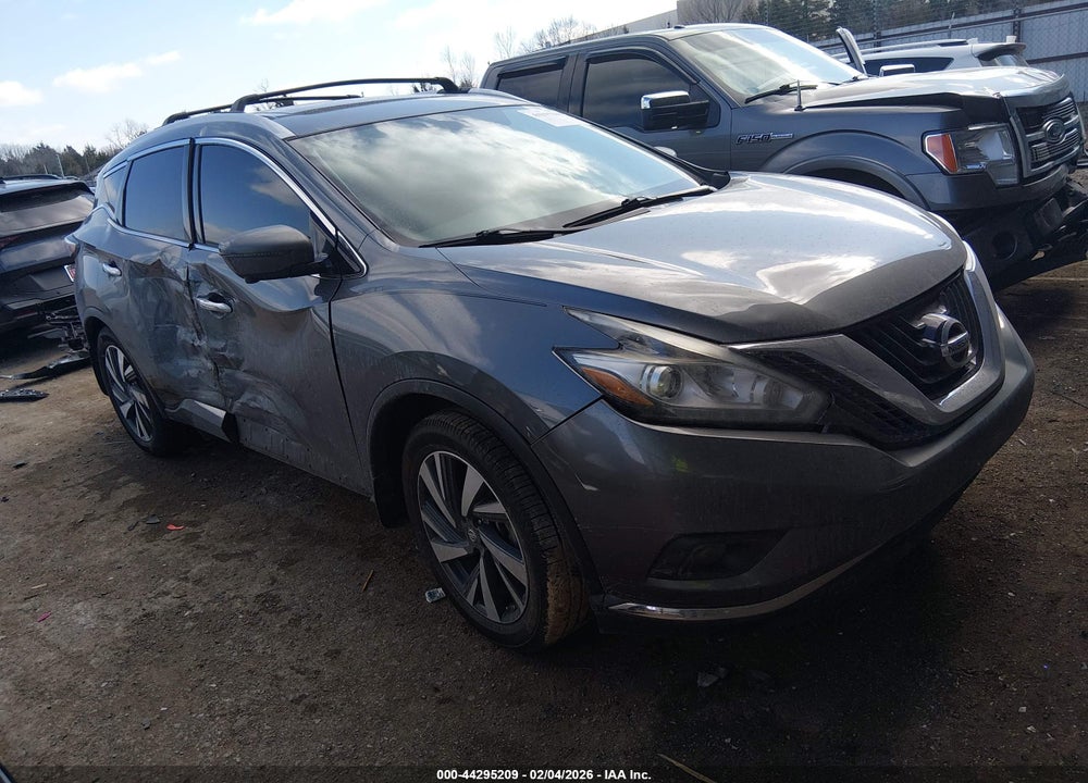 2016 PLATINUM NISSAN MURANO VIN: 5N1AZ2MH4GN160266