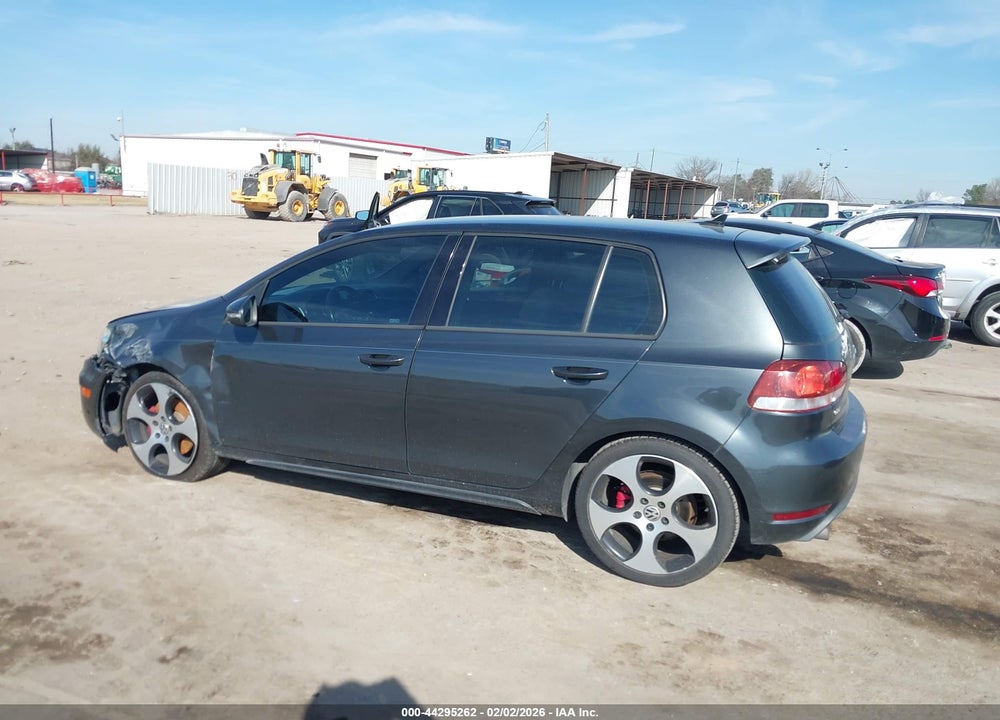 2013 VOLKSWAGEN GTI 4-DOOR VIN: WVWGV7AJ3DW001520