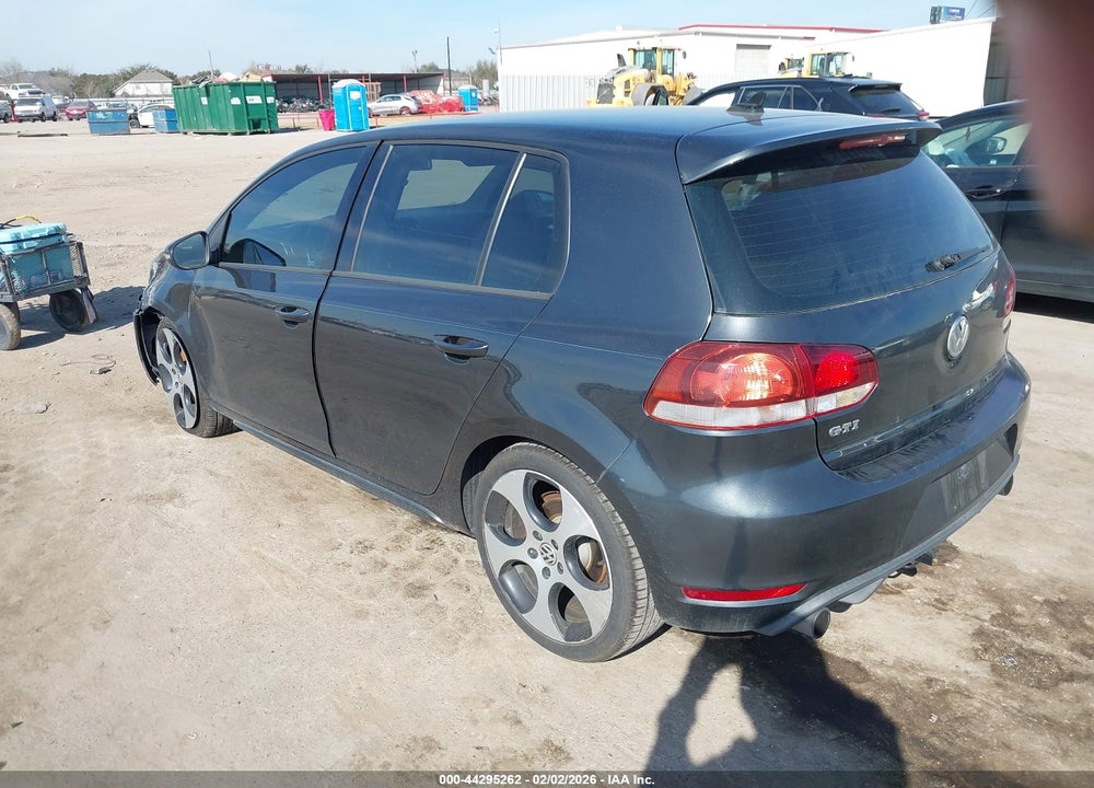 2013 VOLKSWAGEN GTI 4-DOOR VIN: WVWGV7AJ3DW001520