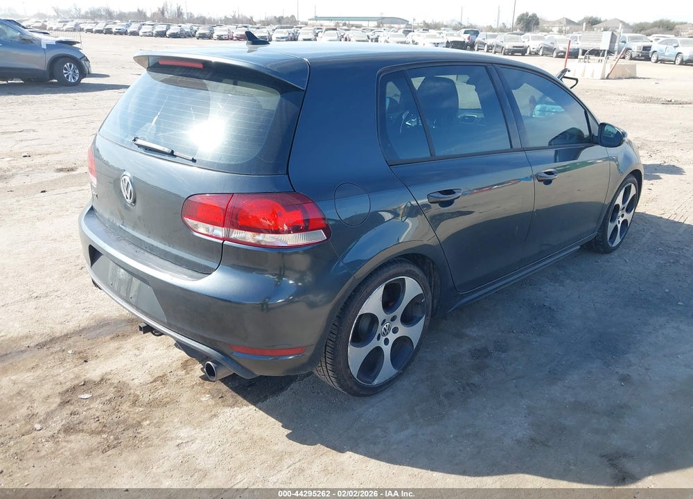 2013 VOLKSWAGEN GTI 4-DOOR VIN: WVWGV7AJ3DW001520