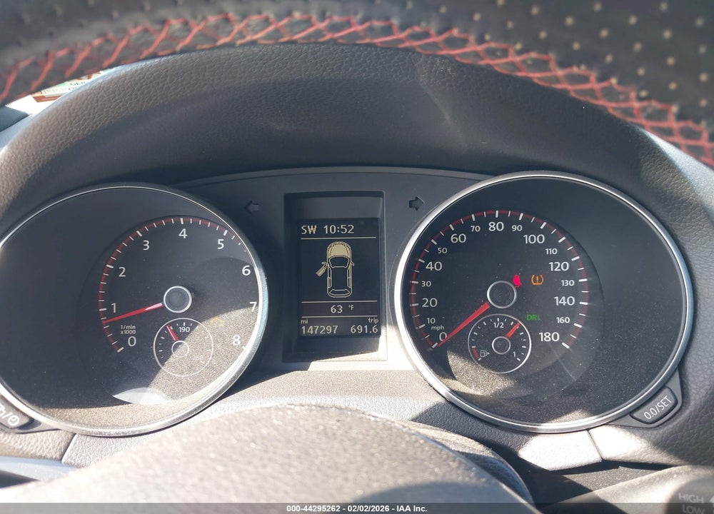 2013 VOLKSWAGEN GTI 4-DOOR VIN: WVWGV7AJ3DW001520