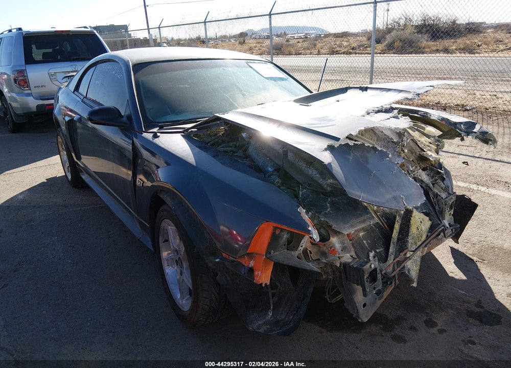 2002 FORD MUSTANG GT VIN: 1FAFP42X42F161092