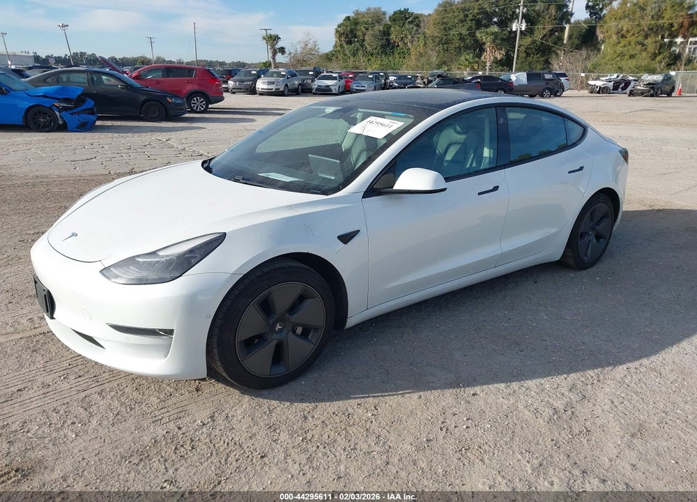 2021 TESLA MODEL 3 STANDARD RANGE PLUS REAR-WHEEL DRIVE VIN: 5YJ3E1EA3MF009630