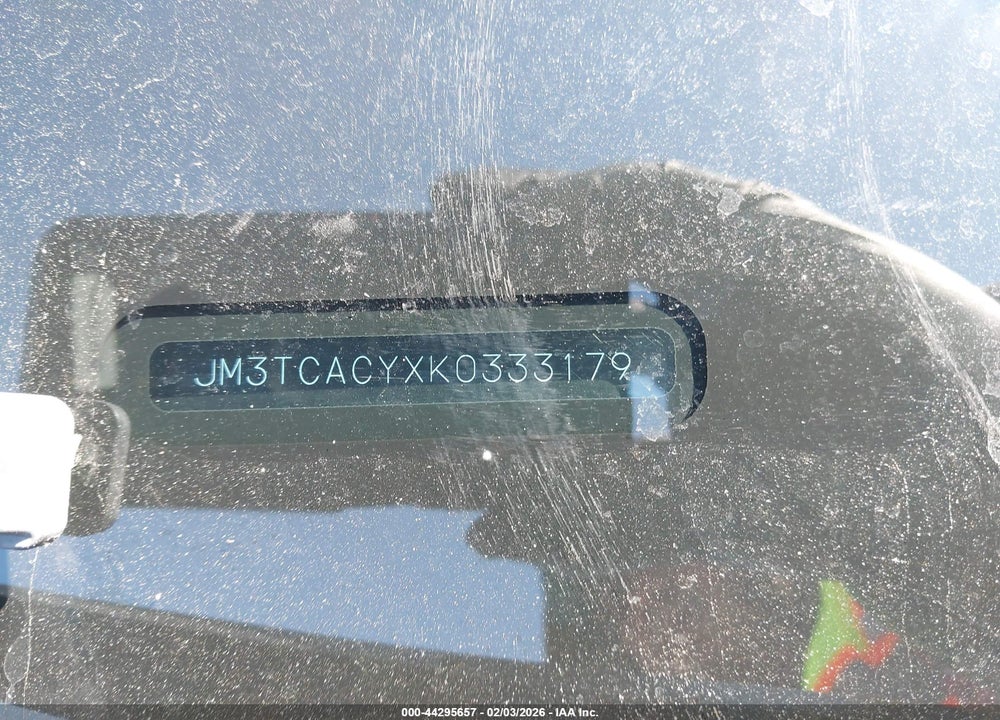 2019 MAZDA CX-9 TOURING VIN: JM3TCACYXK0333179