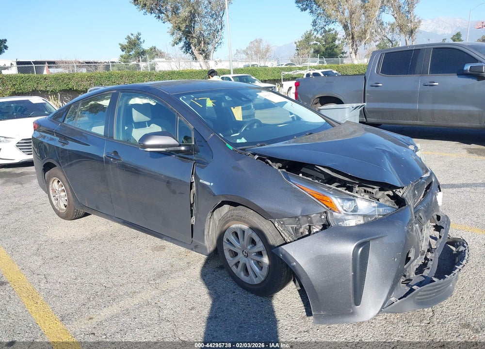 2019 TOYOTA PRIUS LE VIN: JTDKARFU4K3077685