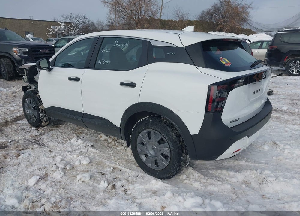 2025 NISSAN KICKS S INTELLIGENT AWD VIN: 3N8AP6BB8SL364159